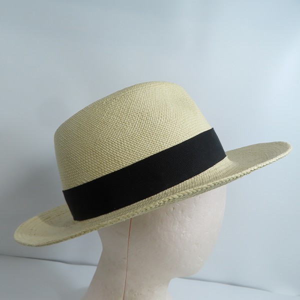 実際に弊社で買取させて頂いたWACKO MARIA×東京 HAT ROCKERS/ワコマリア×トウキョウハットロッカーズ ストローハット パナマハット/XLの画像 4枚目