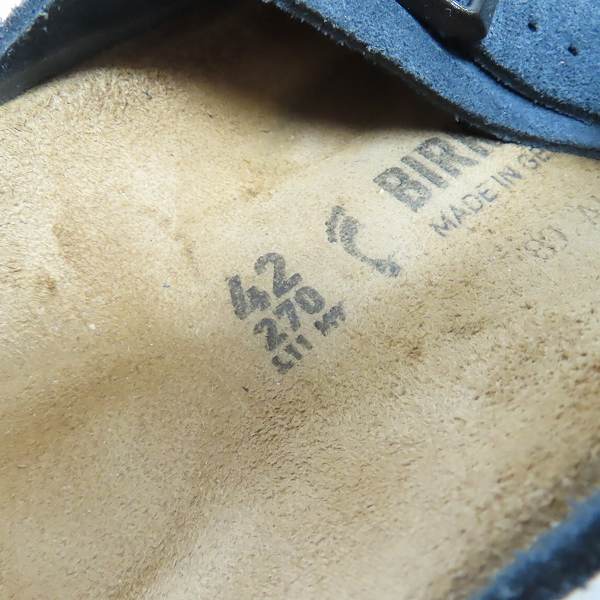 実際に弊社で買取させて頂いたBIRKENSTOCK/ビルケンシュトック ZURICH BS/チューリッヒ スエード サンダル 1010755/42の画像 5枚目
