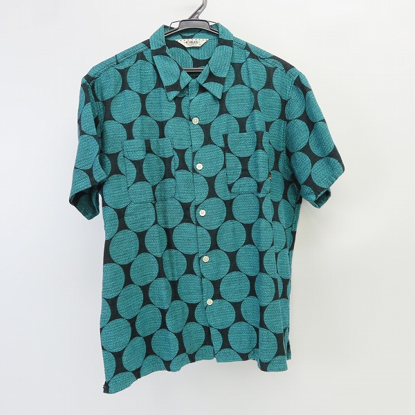 実際に弊社で買取させて頂いたCALEE/キャリー ドット柄 半袖シャツ/M
