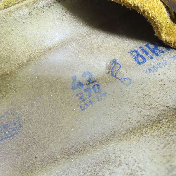 実際に弊社で買取させて頂いたBIRKENSTOCK/ビルケンシュトック ZURICH BS/チューリッヒ スエード サンダル 1009534/42の画像 5枚目