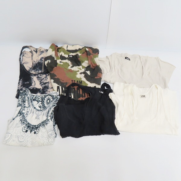 実際に弊社で買取させて頂いた【おめとめ】LGB/ルグランブルー サーマル/タイダイ柄等 タンクトップ