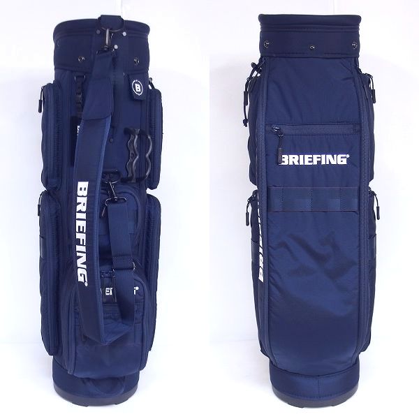 実際に弊社で買取させて頂いたBRIEFING/ブリーフィング CR-6 ゴルフ 8.5型 5分割キャディバッグ ネイビーの画像 2枚目