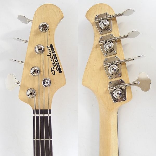 実際に弊社で買取させて頂いた★Bacchus/バッカス Universe Series ジャズベースType 4弦エレキベース ソフトケース付の画像 2枚目