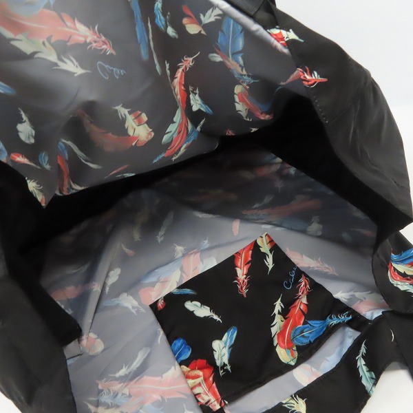 実際に弊社で買取させて頂いたCALEE/キャリー フェザーパターン トートバッグ CL-21SS002FEA SPの画像 3枚目