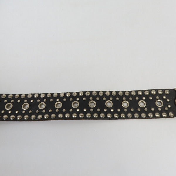 実際に弊社で買取させて頂いたHysterics/ヒステリックス スタッズ ウエスタンベルトの画像 4枚目