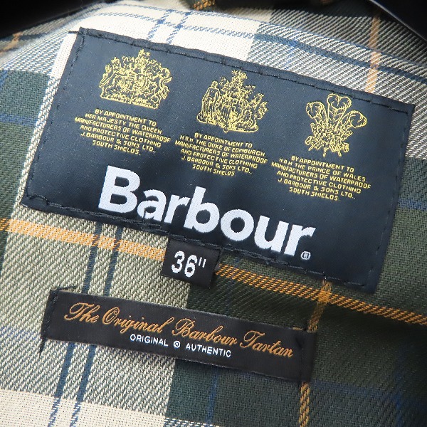 実際に弊社で買取させて頂いたBarbour/バブアー BEDALE SL 2LAYER/ビデイル スリムフィット ジャケット  2102121/36の画像 2枚目