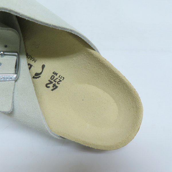 実際に弊社で買取させて頂いたBIRKENSTOCK/ビルケンシュトック ZURICH BS/チューリッヒ スエード サンダル 1014748/42の画像 4枚目