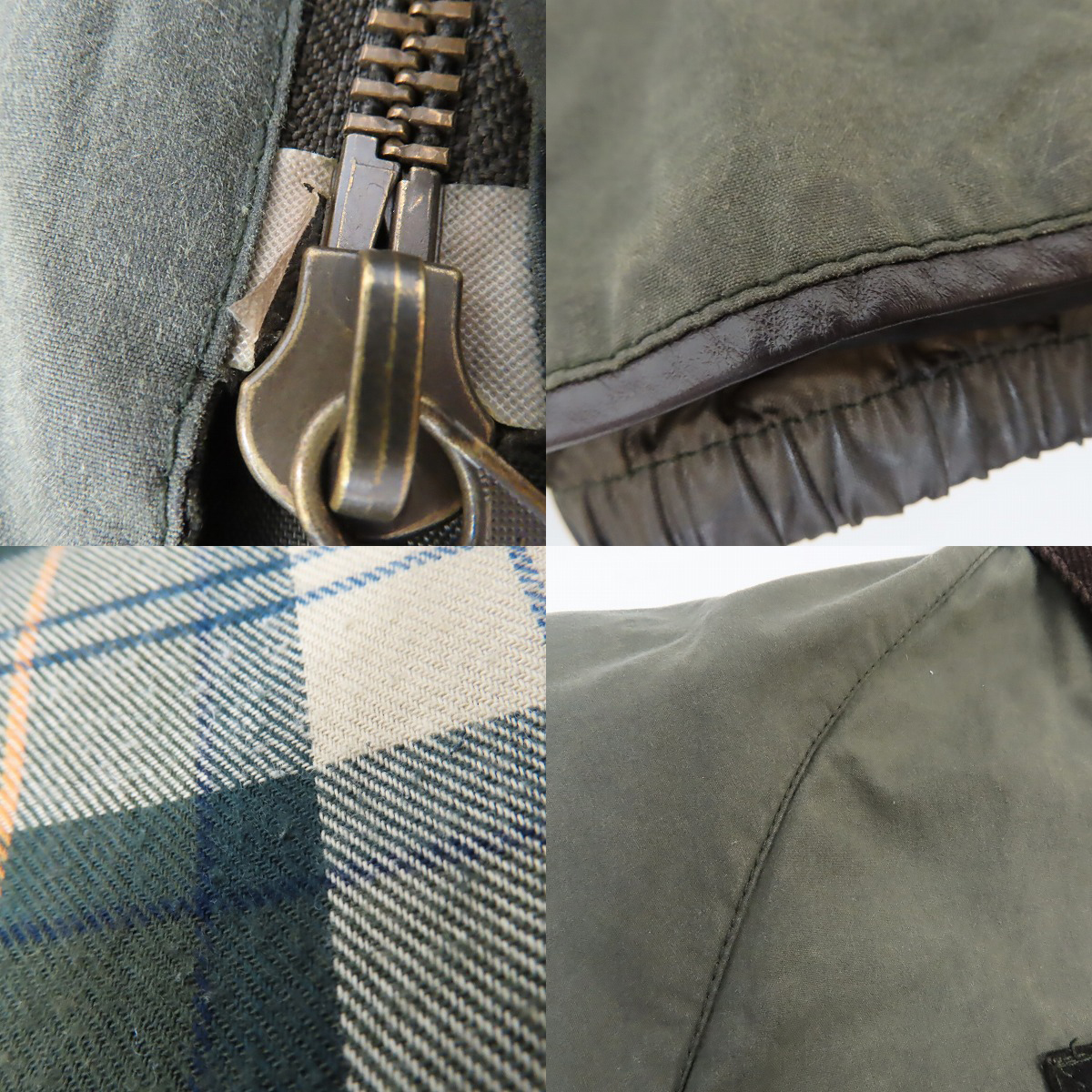 実際に弊社で買取させて頂いたBarbour/バブアー STANDEN/スタンデン Spey/スペイ フィッシング オイルドジャケット/XLの画像 9枚目