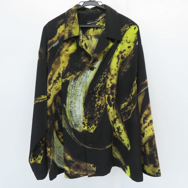 実際に弊社で買取させて頂いたLAD MUSICIAN/ラッドミュージシャン バナナ プリント ビッグシャツ/44