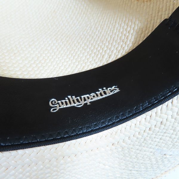 実際に弊社で買取させて頂いたWACKO MARIA×東京 HAT ROCKERS/ワコマリア×トウキョウハットロッカーズ ストローハット パナマハット/XLの画像 6枚目