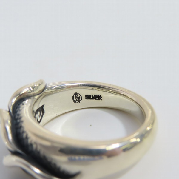 実際に弊社で買取させて頂いたBloody Mary/ブラッディマリー マーメイドフィン リング 21号の画像 7枚目