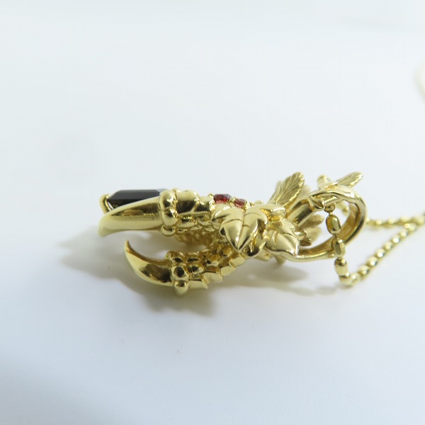 実際に弊社で買取させて頂いたBloodyMary/ブラッディマリー K18 グロウペンダント w/オニキスの画像 3枚目