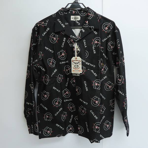 実際に弊社で買取させて頂いた【未使用】CALEE/キャリー 東京タワー 総柄コットンシャツ CL-21SS001T/L