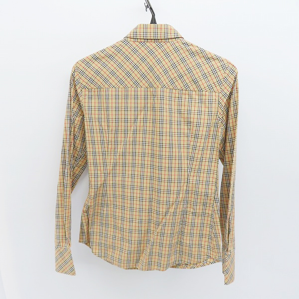 実際に弊社で買取させて頂いたBurberrys BLUE LABEL/バーバリーブルーレーベル チェック シャツ/38の画像 1枚目