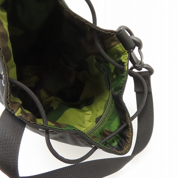 実際に弊社で買取させて頂いたBRIEFING/ブリーフィング DUAL DRAWSTRING POUCH リバーシブル 巾着バッグの画像 8枚目