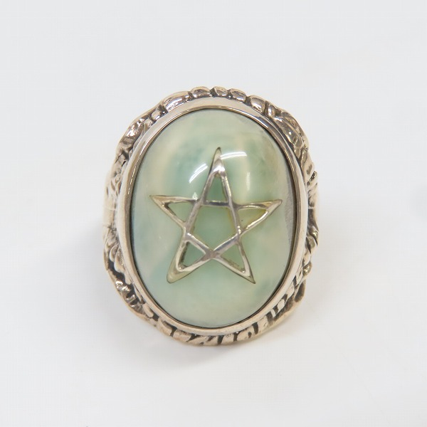 実際に弊社で買取させて頂いたALEX STREETER/アレックスストリーター エンジェルハートリング JADE 翡翠/ヒスイ/18.5号の画像 1枚目