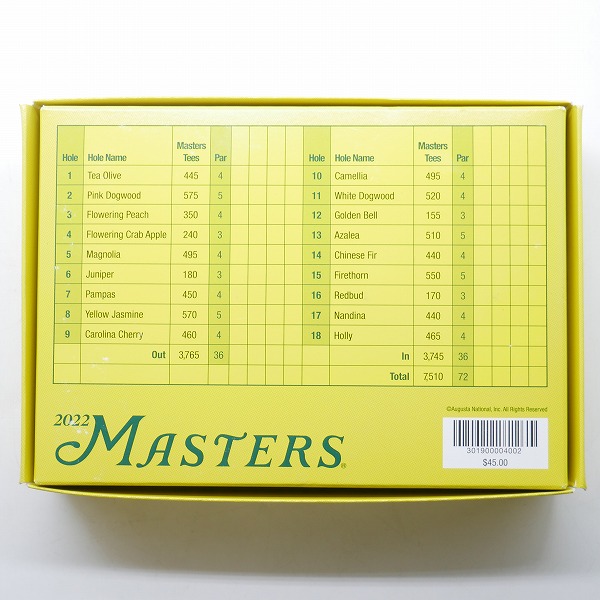 実際に弊社で買取させて頂いた(1)【未使用】Titleist/タイトリスト VELOCITY  MASTERS 2022 ゴルフボール 1ダースの画像 3枚目