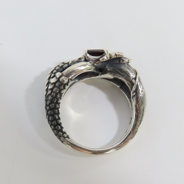 実際に弊社で買取させて頂いたBloody Mary/ブラッディマリー バルブリング ｗ/ガーネット/ブラックダイヤ 21号の画像 5枚目