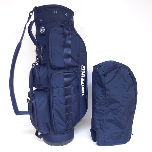 実際に弊社で買取させて頂いたBRIEFING/ブリーフィング CR-6 ゴルフ 8.5型 5分割キャディバッグ ネイビー