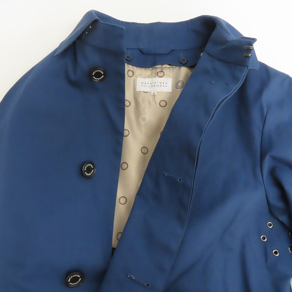 実際に弊社で買取させて頂いたMACKINTOSH/マッキントッシュ ステンカラーコート H1C25-400-26/40の画像 7枚目