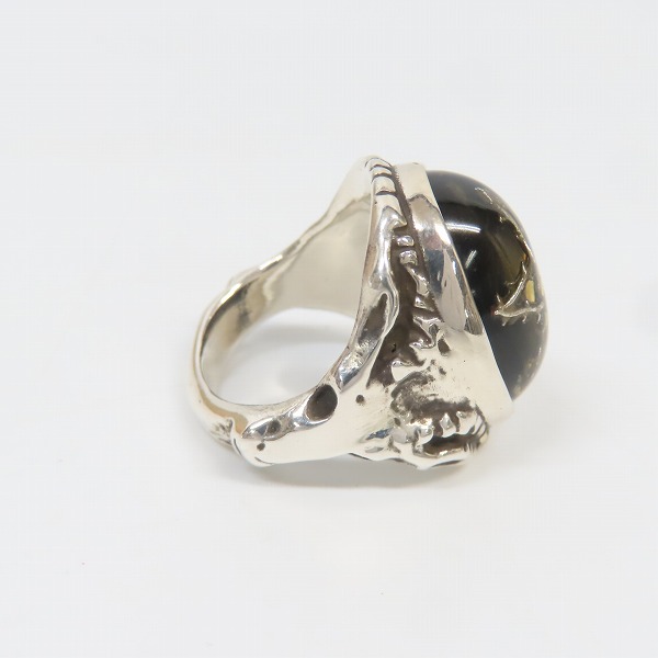 実際に弊社で買取させて頂いたALEX STREETER/アレックスストリーター エンジェルハートリング スカラベ ソーンスター/18.5号の画像 4枚目