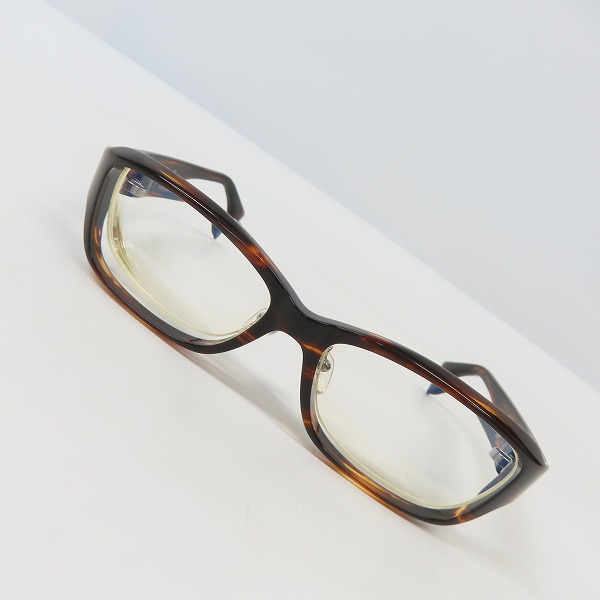 実際に弊社で買取させて頂いた999.9/フォーナインズ 度入り ネオプラスチックフレーム メガネ/アイウェア デミ柄 NP-58 646