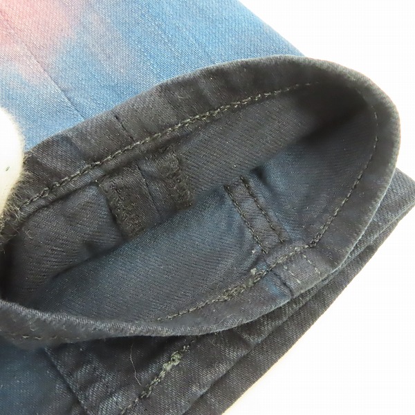 実際に弊社で買取させて頂いたLGB/ルグランブルー WILD MUSTANG/ST103-B2D グラデーション スリムデニムパンツ BB6978WM/27の画像 8枚目