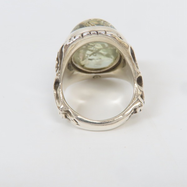 実際に弊社で買取させて頂いたALEX STREETER/アレックスストリーター エンジェルハートリング クラッククリア /18.5号の画像 3枚目