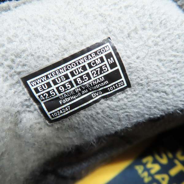 実際に弊社で買取させて頂いたKEEN/キーン フッドゼラ ウォータープルーフ 1024247/27.5の画像 5枚目