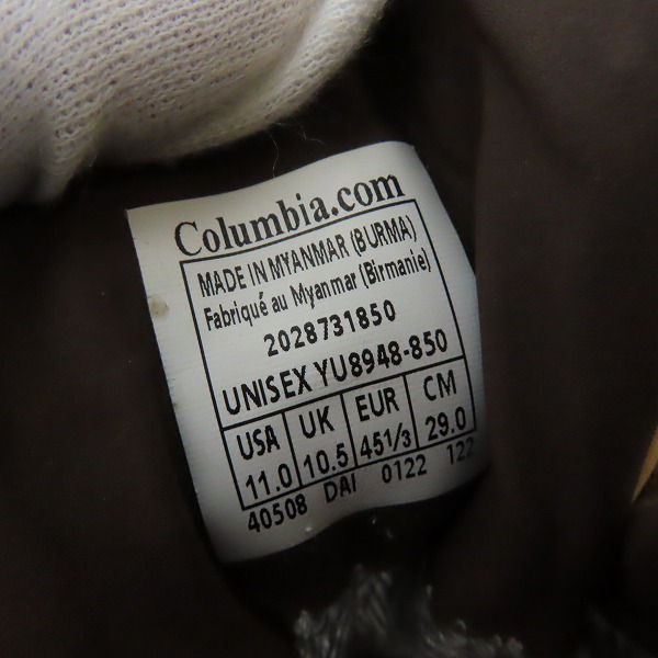 実際に弊社で買取させて頂いた【未使用】Columbia×atmos/コロンビア×アトモス HAZY LAZY/ヘイジーレイジー OMNI-TECH/モックシューズ YU8948-850/29の画像 5枚目