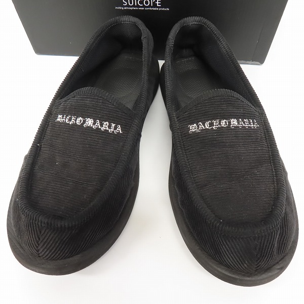 実際に弊社で買取させて頂いたWACKOMARIA×SUICOKE/ワコマリア×スイコック ロゴ スウェード スリッポン OG-105CoWM-B/28