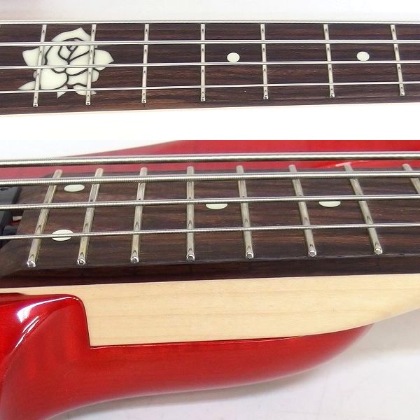 実際に弊社で買取させて頂いた★【美品】ESP/イーエスピー BTL Roselia LISA Ⅱ Lisa Imai Signature Model/今井リサ エレキ4弦ベース ギグケース付の画像 4枚目