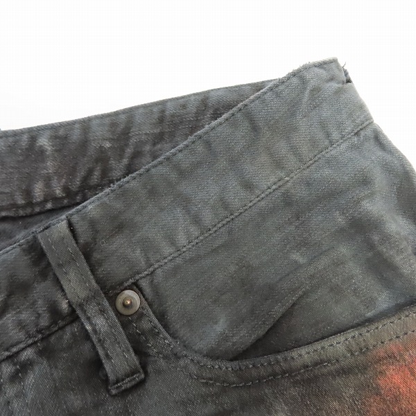 実際に弊社で買取させて頂いたLGB/ルグランブルー WILD MUSTANG/ST103-B2D グラデーション スリムデニムパンツ BB6978WM/27の画像 7枚目