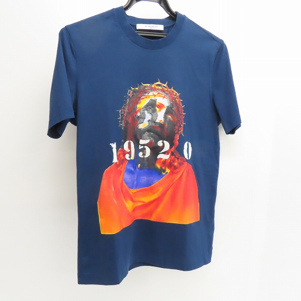 実際に弊社で買取させて頂いたGIVENCHY/ジバンシイ ジーザスプリント半袖Ｔシャツ 16J7133651/XS