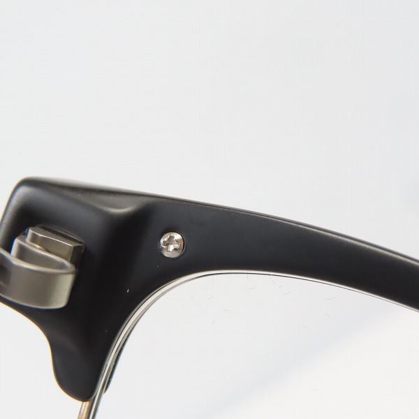 実際に弊社で買取させて頂いた999.9/フォーナインズ 度入り ミックスフレーム 眼鏡/メガネ/アイウェア M-17 9103 16Lの画像 8枚目