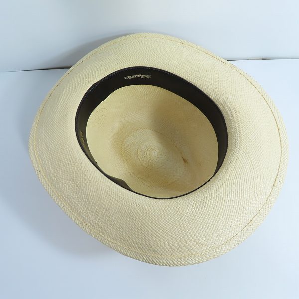 実際に弊社で買取させて頂いたWACKO MARIA×東京 HAT ROCKERS/ワコマリア×トウキョウハットロッカーズ ストローハット パナマハット/XLの画像 5枚目