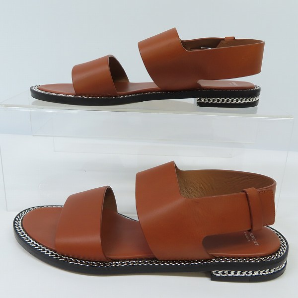 実際に弊社で買取させて頂いたGIVENCHY/ジバンシィ レザー チェーンデザイン サンダル の画像 3枚目