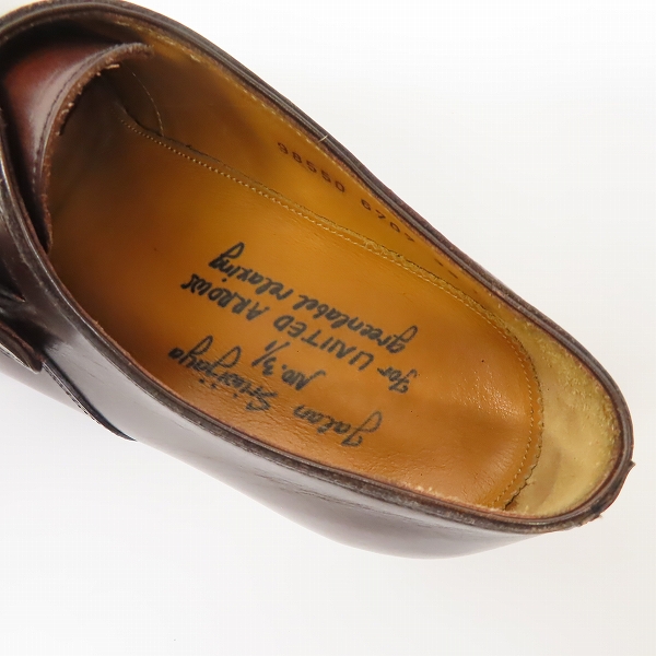 実際に弊社で買取させて頂いたJalan Sriwijaya/ジャランスリワヤ UNITED ARROWS green label relaxing モンクストラップ レザーシューズ 98550/39の画像 4枚目