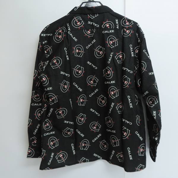 実際に弊社で買取させて頂いた【未使用】CALEE/キャリー 東京タワー 総柄コットンシャツ CL-21SS001T/Lの画像 1枚目