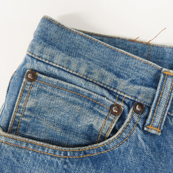 実際に弊社で買取させて頂いたCALEE/キャリー ダメージ加工 デニムパンツ/32/34/2点セットの画像 5枚目