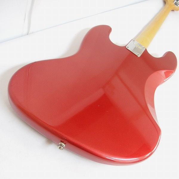 実際に弊社で買取させて頂いた★BUSKER'S/バスカーズ ジャズベース Type メタリックレッド エレキベースの画像 7枚目