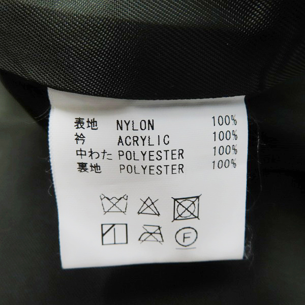 実際に弊社で買取させて頂いたCALEE/キャリー 襟ボア 中綿ジャケット/コート/Lの画像 3枚目