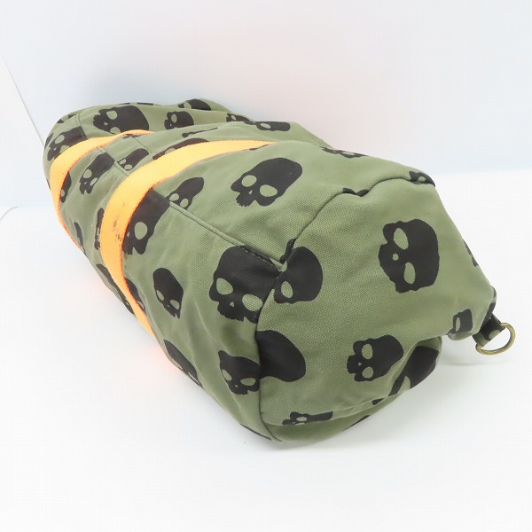 実際に弊社で買取させて頂いたHYDROGEN/ハイドロゲン スカル総柄 ボストンバッグの画像 2枚目