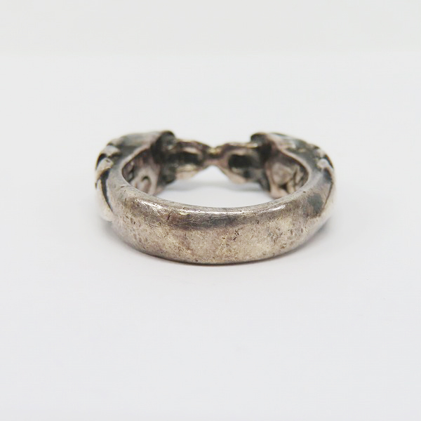 実際に弊社で買取させて頂いたCRAZY PIG/クレイジーピッグ ツインスカルリング 16.5号の画像 3枚目