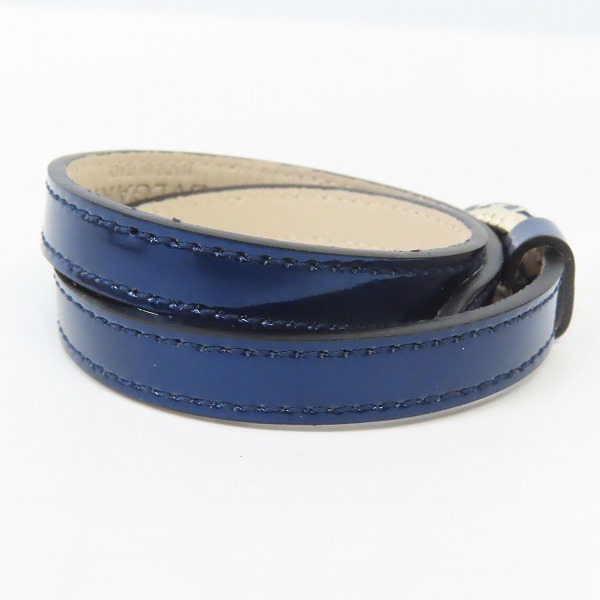 実際に弊社で買取させて頂いたBVLGARI/ブルガリ  蛇  セルペンティ レザーブレスレットの画像 4枚目