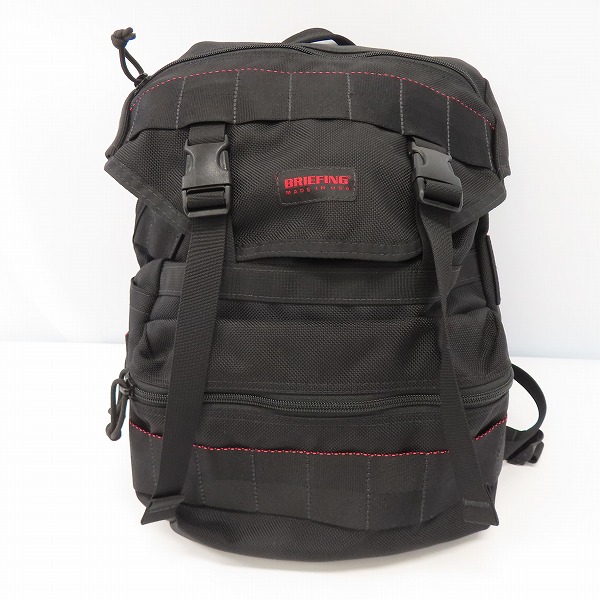 実際に弊社で買取させて頂いたBRIEFING/ブリーフィング SIMPLE FLAP/シンプルフラップ リュック デイパック BRF096219