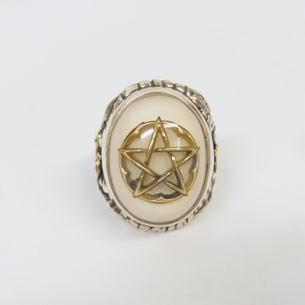 実際に弊社で買取させて頂いたALEX STREETER/アレックスストリーター エンジェルハートリング ケイブパール K18インフィニティスター/18.5号の画像 1枚目