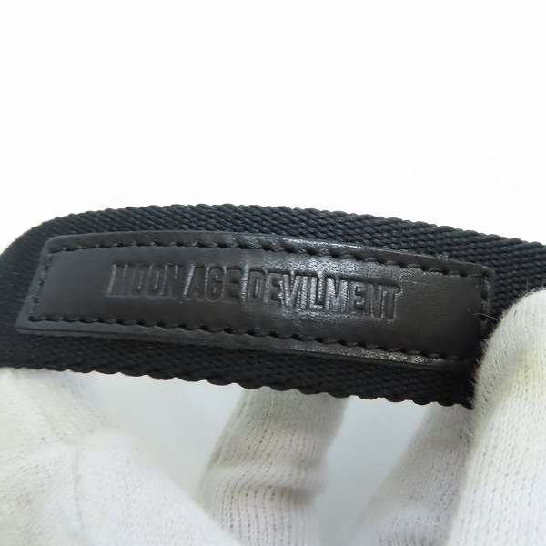 実際に弊社で買取させて頂いたMoonage Devilment/ムーンエイジデビルメント ベルト/ブラックの画像 3枚目