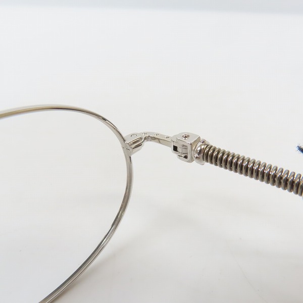 実際に弊社で買取させて頂いたJean Paul GAULTIER/ジャンポールゴルチエ メガネフレーム シルバー 55-6101の画像 5枚目