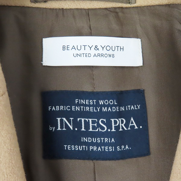 実際に弊社で買取させて頂いたBEAUTY&YOUTH UNITED ARROWS/ビューティーアンドユースユナイテッドアローズ チェスターコート 1225-199-8250/Sの画像 2枚目